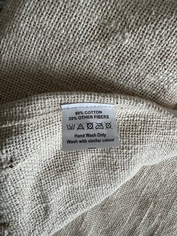 Plaid Cosy cream