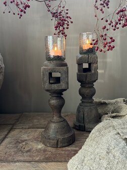 Oude houten baluster Z7