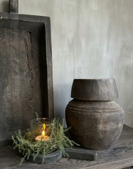 Unieke pot met deksel Luksa A