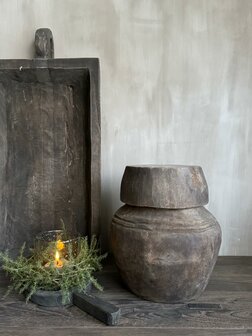 Unieke pot met deksel Luksa A