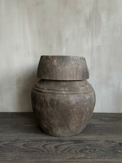 Unieke pot met deksel Luksa A