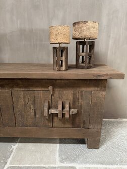 TV meubel Driftwood | TV dressoir Driftwood 4- deurs met schuifsluiting 180cm (afhalen)