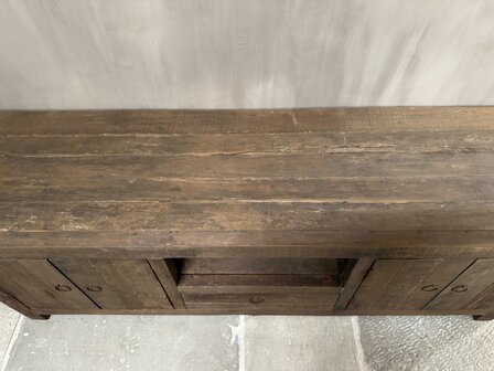 TV meubel | TV dressoir Driftwood  4 deuren en 1 lade 160cm (afhalen)