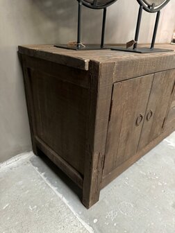 TV meubel | TV dressoir Driftwood  4 deuren en 1 lade 160cm (afhalen)