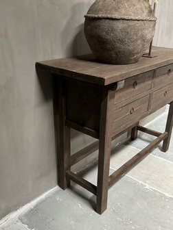 Sidetable Jenong 4 lades Driftwood (afhalen)