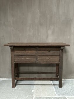 Sidetable Jenong 4 lades Driftwood (afhalen)