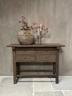 Sidetable Jenong 4 lades Driftwood (afhalen)