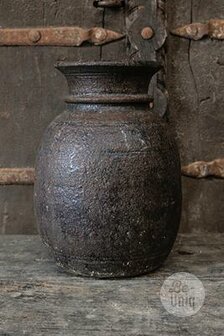 oude kruik uit Nepal papiermache