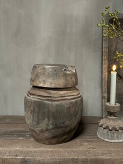 Unieke pot met deksel Luksa D