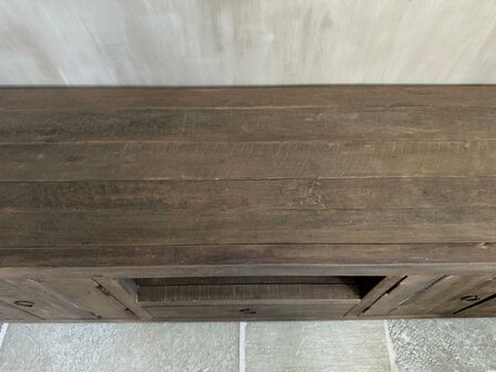 TV meubel 4 deurs en 1 lade Driftwood (afhalen)