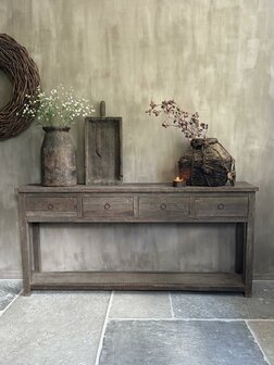 Sidetable Driftw 4 lades en onderblad A (afhalen)
