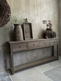 Sidetable Driftw 4 lades en onderblad A (afhalen)