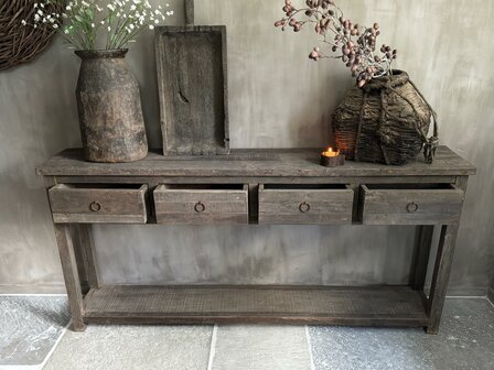 Sidetable Driftw 4 lades en onderblad A (afhalen)