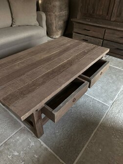 Salontafel Jenong Driftwood 2 lades (afhalen)