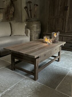 Salontafel Jenong Driftwood 2 lades (afhalen)