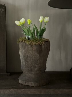 Houten vijzel Luksa B