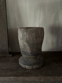 Houten vijzel Luksa B