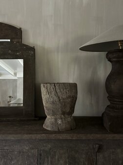 Houten vijzel Luksa C