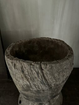 Houten vijzel Luksa C