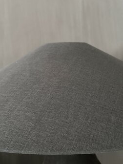 Chinese lampenkap grijs Aura Peeperkorn 70cm doorsnee  (afhalen)