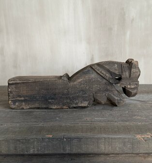 Authentieke houten paarden Aura Peeperkorn  A (set)