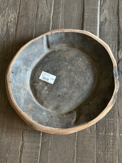 Oud houten schaaltje Aura Peeperkorn 