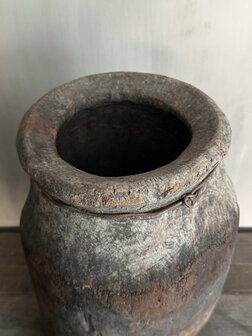 Authentieke houten pot Be- Uniq 