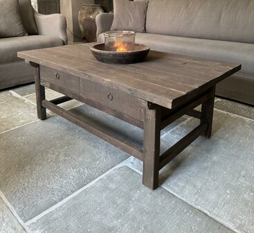Salontafel Jenong Driftwood 2 lades A (afhalen)