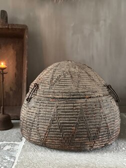 Oude Dessert mand India| Old basket India A (afhalen)