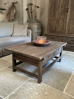 Salontafel Jenong Driftwood 2 lades D (afhalen)
