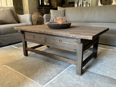 Salontafel Jenong Driftwood 2 lades D (afhalen)