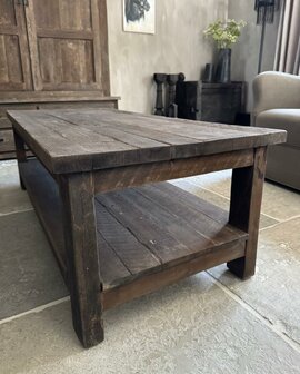 Salontafel Driftwood met onderblad 140x70cm B