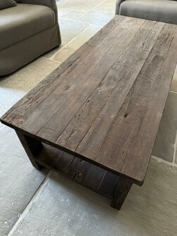 Salontafel Driftwood met onderblad 140x70cm B