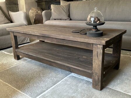 Salontafel Driftwood met onderblad 140x70cm B