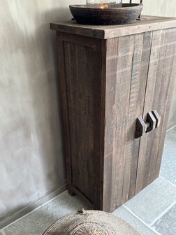 2- deurs kastje met schuif Driftwood A (afhalen)