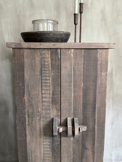 2- deurs kastje met schuif Driftwood A (afhalen)