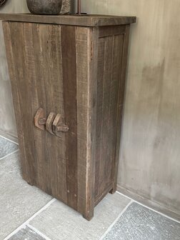 2- deurs kastje met schuif Driftwood B (afhalen)