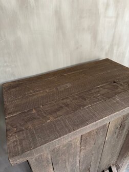 2- deurs kastje met schuif Driftwood B (afhalen)