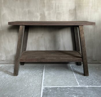 Sidetable met onderblad 115cm Driftwood 