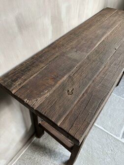 Sidetable met onderblad 115cm Driftwood 