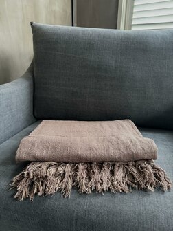 Plaid real greige