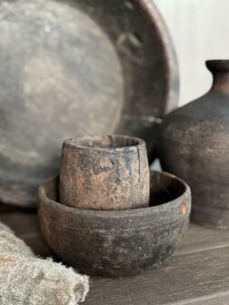 Uniek oud houten schaaltje