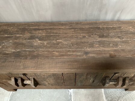 TV meubel Driftwood | TV dressoir Driftwood 4- deurs met schuifsluiting 180cm (afhalen)