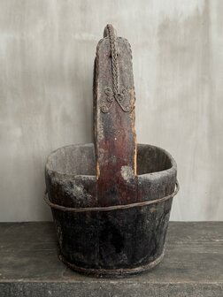 Olijfbak met hengsel