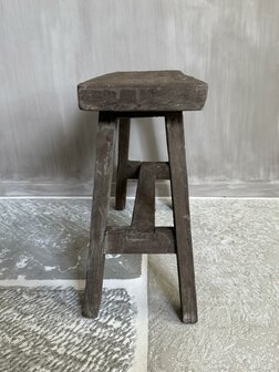 Oud houten bankje Old Barn 60cm