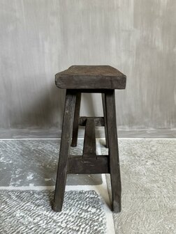 Oud houten bankje Old Barn 60cm