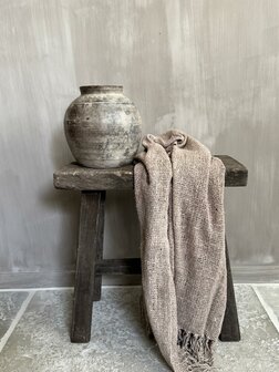 Oud houten kruk Old Barn 45cm A