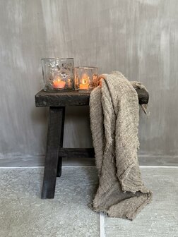 Oud houten kruk Old Barn 45cm B