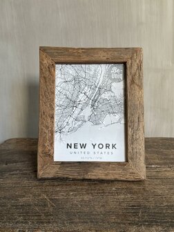 Fotolijst truckwood/ oud hout medium F
