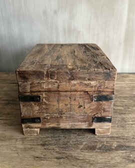 Houten kistje oud hout | Houten kistje truckwood  B small